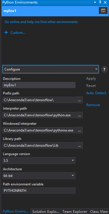 Visual Studio Code Tensorflow